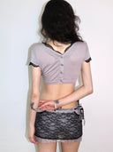 Lace V Top