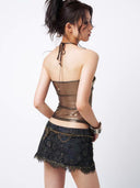 Metallic Shimmer Halter