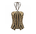 Metallic Shimmer Halter
