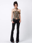Metallic Shimmer Halter