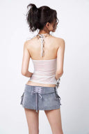 Metallic Shimmer Halter