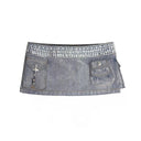 Crystal-Waist Skort