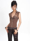 Fawn Print Top