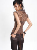 Fawn Print Top
