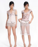 Duo Mesh Skirt