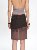 Flora Slit Skirt