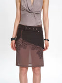Flora Slit Skirt