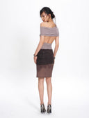 Flora Slit Skirt