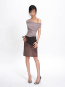 Flora Slit Skirt