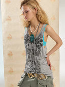 U-Neck Lace Tank
