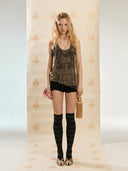 U-Neck Lace Tank
