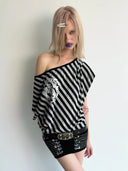 Slash Batwing Dress