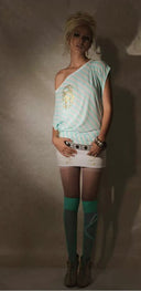 Slash Batwing Dress