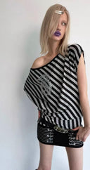 Slash Batwing Dress