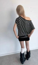 Slash Batwing Dress