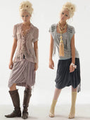 Fringe Tulip Skirt