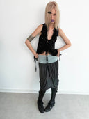 Fringe Tulip Skirt