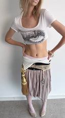 Fringe Tulip Skirt
