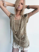 Fringe Epaulet Top