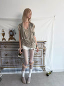 Fringe Epaulet Top