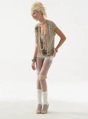 Fringe Epaulet Top