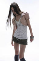 Cropped Shine Jacket