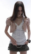 Cropped Shine Jacket