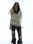 Fringe Epaulet Tee