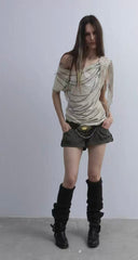 Fringe Epaulet Tee