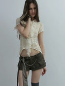 Victorian Ruche Blouse
