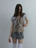 Victorian Ruche Blouse