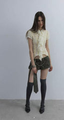 Victorian Ruche Blouse