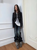 Emblem Flare Jeans