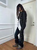 Emblem Flare Jeans