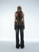 Emblem Flare Jeans