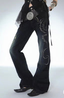 Emblem Flare Jeans