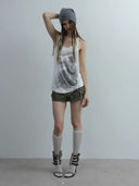 Silver Glam Tank