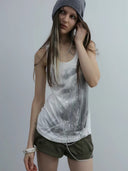 Silver Glam Tank