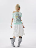 Stripe Bow Tee