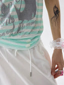 Stripe Bow Tee