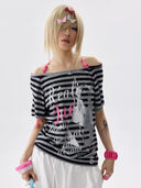 Stripe Bow Tee
