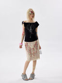 Plaid Wing Skirt