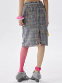 Plaid Wing Skirt