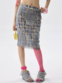 Plaid Wing Skirt