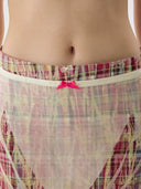 Plaid Wing Skirt