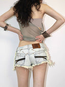 Splatter Fray Shorts
