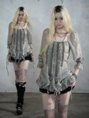 Misty Rose Dress Top