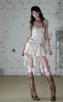 Worn Lace Skirt