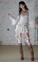 Worn Lace Skirt