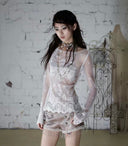 Lace Veil Top